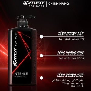 Dầu gội nước hoa X-Men For Boss Intense 650g