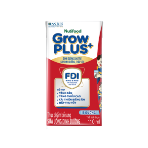 Sữa Bột Pha Sẵn GrowPLUS+ Đỏ Có Đường Tăng Cân Phát Triển Chiều Cao Bé Trên 1 Tuổi 110ml-Bibo Mart