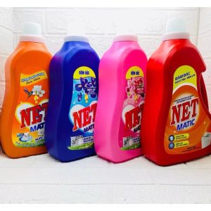 NƯỚC GIẶT NET MẪU MỚI 4 MÀU ( CAM, ĐỎ, HỒNG TÍM - 3,3KG)